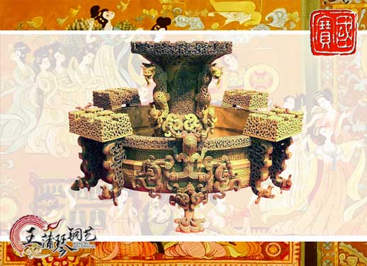 銅尊盤，曾侯乙尊盤，國寶級文物之一